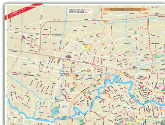 Shanghai City map by Trax2 is a better designed map of Shanghai city